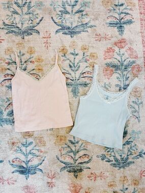 Brandy Melville Lace-Trim Camisole Tank Top Bundle